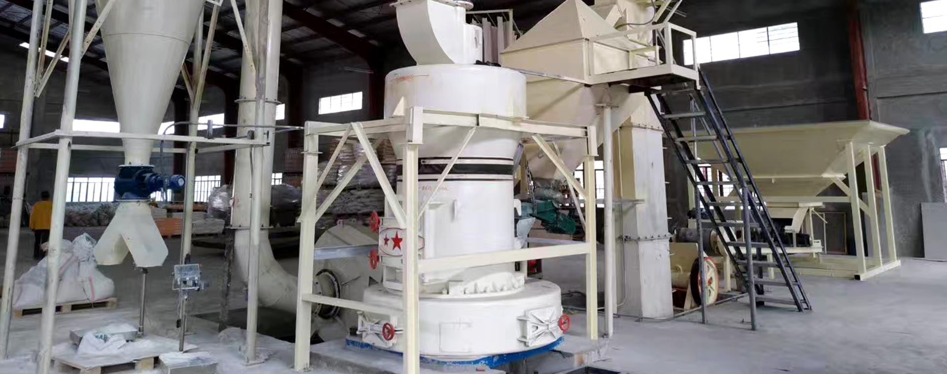 湖北宜昌石灰石粉磨生產(chǎn)線