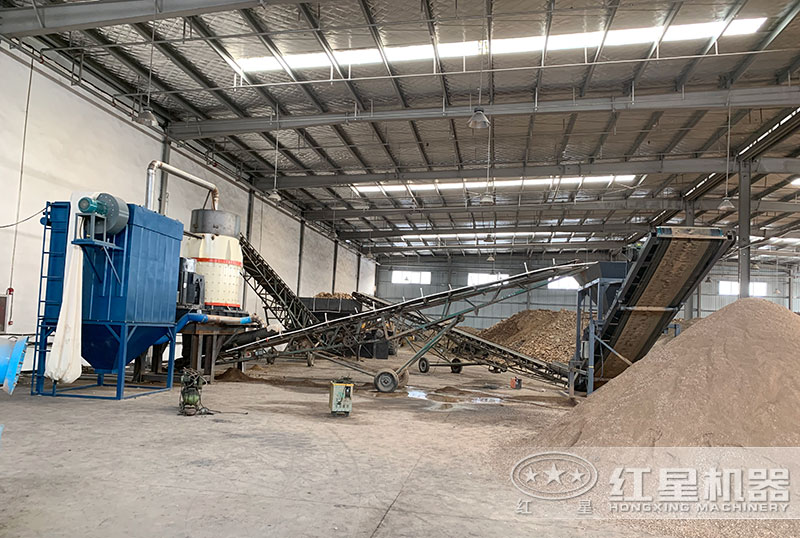 立式復(fù)合制砂機(jī)現(xiàn)場(chǎng) 立式復(fù)合制砂機(jī)現(xiàn)場(chǎng)